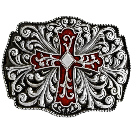 Boucle de ceinture croix