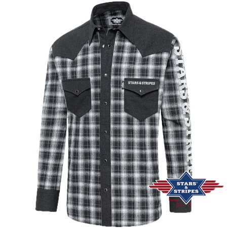 Chemise western Black Stars