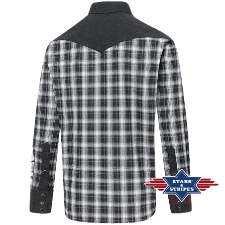 Chemise western Black Stars