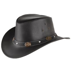 Chapeau cowboy Cuir ALAN STARS & STRIPES - chapeaux Western - chapeaux cuir