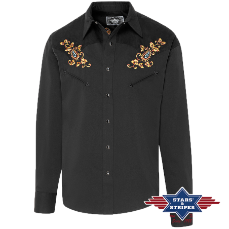 Chemise western Hogan Black