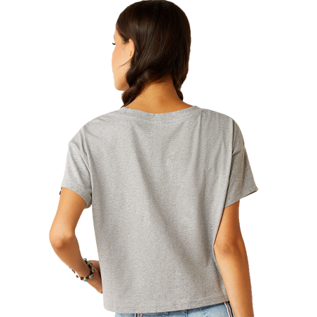 T-shirt court Ariat Heather Grey