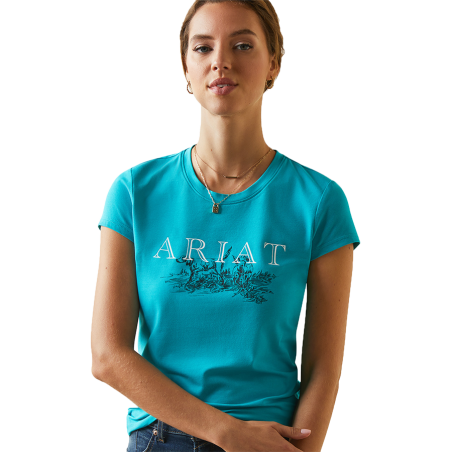 T-shirt Ariat Viridian Green