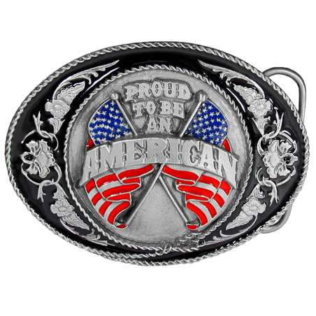 Boucle de ceinture Proud to be an American