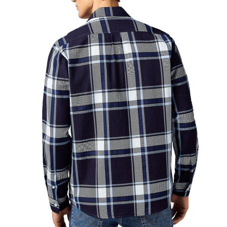 Chemise Wrangler Indigo Plaid