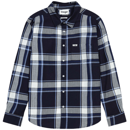 Chemise Wrangler Indigo Plaid