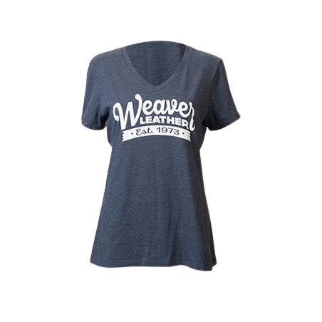 T-shirt Weaver Leather Navy