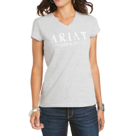 T-shirt Ariat Real Grey